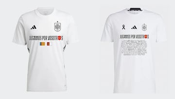 La Selecci¨®n homenajear¨¢ a los afectados por la DANA con unas camisetas conmemorativas