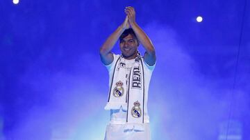 Casemiro celebra la Undécima del Madrid