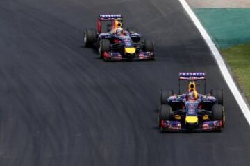 Sebastian Vettel y Daniel Ricciardo