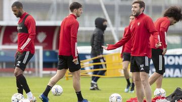 Entrenamiento de Osasuna en Tajonar