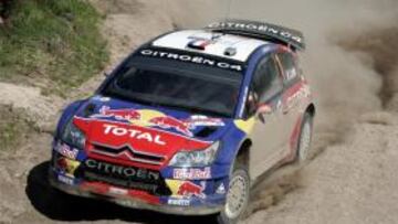 <b>LÍDER.</b> El piloto francés se consolida en la cabeza de la clasificación en el rally de Argentina.