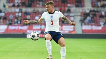 Trippier, del Atl&eacute;tico, en el Inglaterra-Austria previo a la Eurocopa.