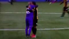 El amistoso reencuentro entre 'Chupete' Suazo y Sanhueza