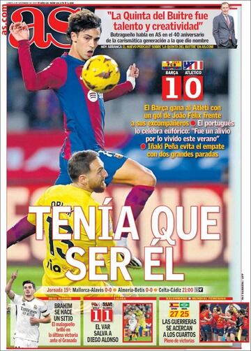 Las portadas de AS de diciembre