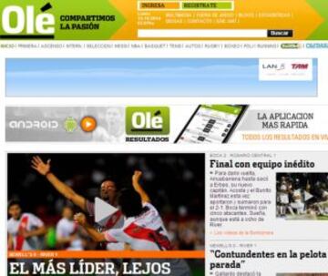 Portadas de la prensa extranjera