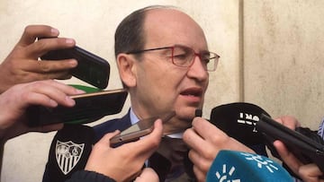 Jos&eacute; Castro, presidente del Sevilla.