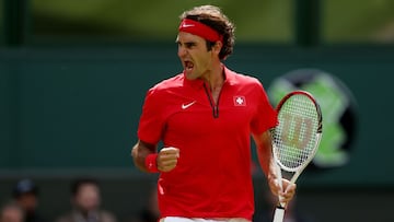 Roger Federer of Switzerland 