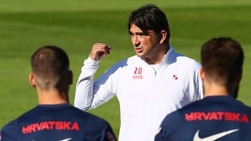 Soccer Football - Euro 2020 - Croatia Training - Stadion Valbruna, Rovinj, Croatia - May 28, 2021 Croatia coach Zlatko Dalic during training REUTERS/Antonio Bronic