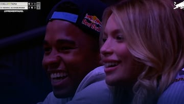 Enfocan a Endrick y a su mujer en el pádel: lo que pasa hizo que el Movistar Arena se viniera abajo