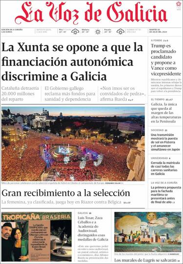 Fiestón, apoteósico... las portadas recogen la gran fiesta de la Selección Española