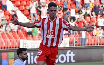 Sergio Arribas, en un partido con el Almería.