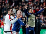 19/03/26 PARTIDO DE CONFERENCE LEAGUE OCTAVOS VUELTA
RAYO VALLECANO - SAMSUNSPORT
FIN DE PARTIDO ALEGRIA CLASIFICACION