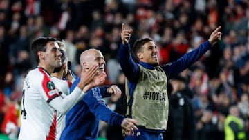 19/03/26 PARTIDO DE CONFERENCE LEAGUE OCTAVOS VUELTA
RAYO VALLECANO - SAMSUNSPORT
FIN DE PARTIDO ALEGRIA CLASIFICACION