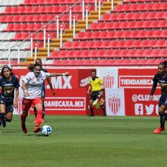 Pumas y Necaxa igualaron sin goles en la fecha 6 de la Femenil