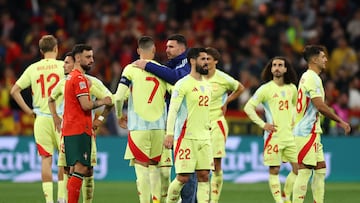 Las imágenes de la derrota de España ante Portugal en los penaltis