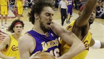<b>GRAN PAPEL DE ODOM</b>. Lamar Odom y Pau Gasol haya hecho olvidar la ausencia del pívot Andrew Bynum en Los Ángeles Lakers.