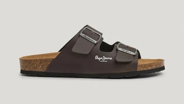 Sandalia de ante con doble hebilla de Pepe Jeans para hombre