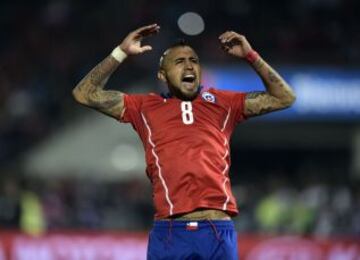 Vidal siempre mostró un gran nivel, y fue pilar en la obtención de la Copa para Chile.