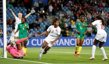 Japón empató sin goles ante Argentina y Canadá logró la victoria por la mínima diferencia ante Camerún.