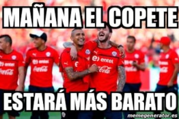 Los mejores memes que dejó la goleada de Chile