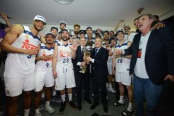 En 2016, la Copa del Rey se disput¨® en La Coru?a y el partido de la final enfrent¨® al Real Madrid ante el Herbalife Gran Canaria. Ganaron los blancos por 81-85. Supon¨ªa el tercer t¨ªtulo consecutivo.