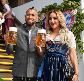 Así disfrutó Vidal del Oktoberfest