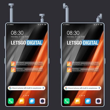 Un móvil con los ‘AirPods’ dentro del teléfono, el nuevo Xiaomi