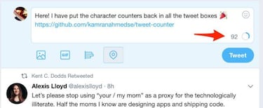 Esta extensión de Google Chrome te cuenta los caracteres de tus tweets