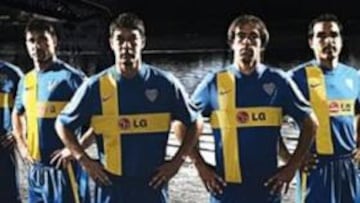 Nueva equipación de Boca Juniors.