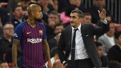 Valverde: "Es una opción que Arturo Vidal releve a Rakitic"