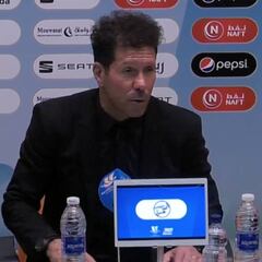 Simeone: "Hemos ganado tres y perdido tres finales, nunca perdimos en los 90 minutos"