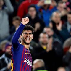 Aleñá y Miranda debutan en la Champions tras tres años de sequía en La Masia