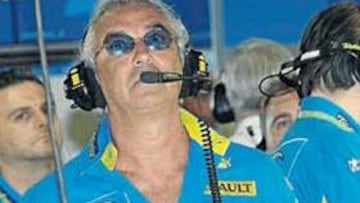 <b>IRÓNICO. </b>Briatore expresó sus sentimientos sobre lo acontecido en el pasado GP de Japón.