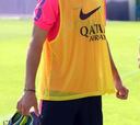 Afellay, principal novedad en el entrenamiento del Barcelona