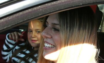 Leo Messi's sister, Mari Sol Messi  arrives at the City Center in Rosario for her brother's wedding.