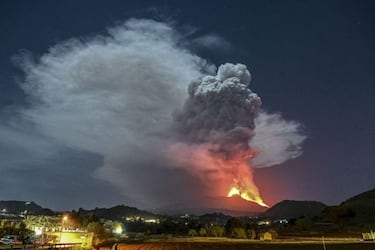 El Etna, al rojo vivo