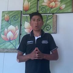 Nairo y su mensaje para Colombia sobre el coronavirus