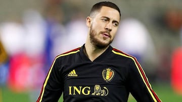 Hazard viaja a Bélgica y se reuné con los médicos de su selección