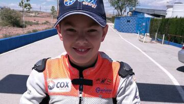 Alberto Ferrández, joven piloto alicantino de la Cuna de Campeones de Moto5.