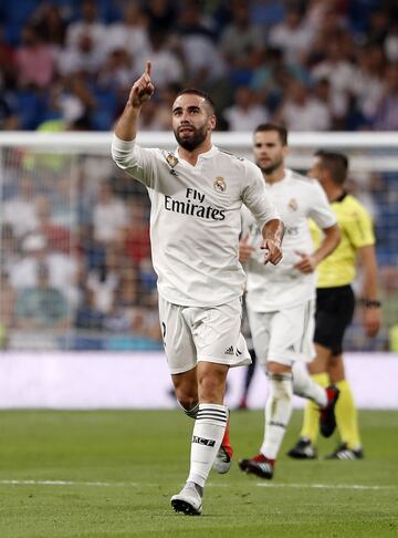 (Real Madrid 2 - Getafe 0) El canterano de Legans tuvo el honor de marcar el primer tanto hace dos temporadas. El segundo gol lo marc Bale.