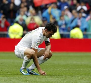 Arbeloa se despide público en su último partido en el Santiago Bernabéu.