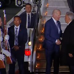 Joe Biden llega a México en su primera visita oficial