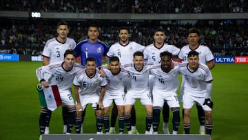 Mexico team group during 2026 International Friendly match between Mexico (Mexican National team) and Belgium (Belgica) at Soldier Field Stadium, on March 31, 2026 in Chicago Illinois, United States.