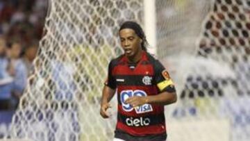 Ronaldinho, con el Flamengo.