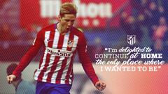 Torres signs deal to stay at Atlético Madrid