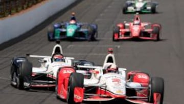 Montoya sigue líder, pero Rahal está muy cerca.