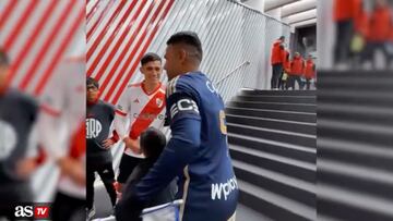 Radamel Falcao García en su debut con Millonarios