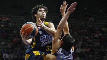 Javier Beirán, en 2008, con el Movistar Estudiantes.