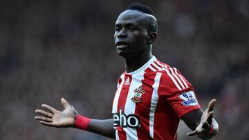 Sadio Man&eacute;, con el Southampton.