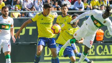 04/11/2018 PARTIDO JORNADA 12 LIGA 123 CADIZ ELCHE 0-1 GOL DE SORY KABA